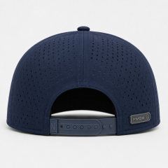 Navy Blue 6 Panel Golf Cap,www.nearlonggolf.com,Navy Blue 6 Panel Golf Cap With Topographic Pattern