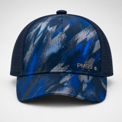 Navy Blue Pattern Golf Cap,www.nearlonggolf.com,Navy Blue Pattern Golf Cap With Vented Panels