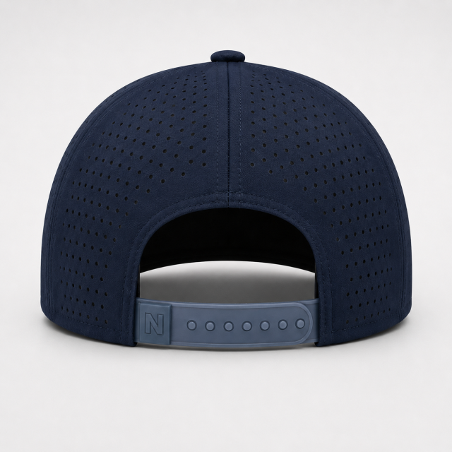Navy Blue Pattern Golf Cap,www.nearlonggolf.com,Navy Blue Pattern Golf Cap With Vented Panels
