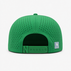 ケリーグリーンゴルフロープハット、www.nearlonggolf.com、シリコンロゴパッチ付きケリーグリーンゴルフロープハット