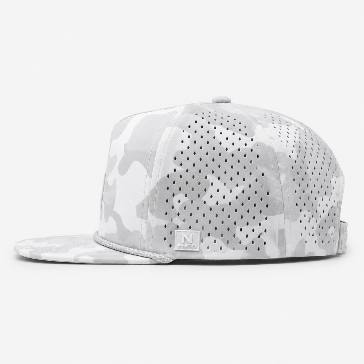 White Camo Golf Rope Hat,www.nearlonggolf.com,White Camo Golf Rope Hat With Tonal Logo Patch
