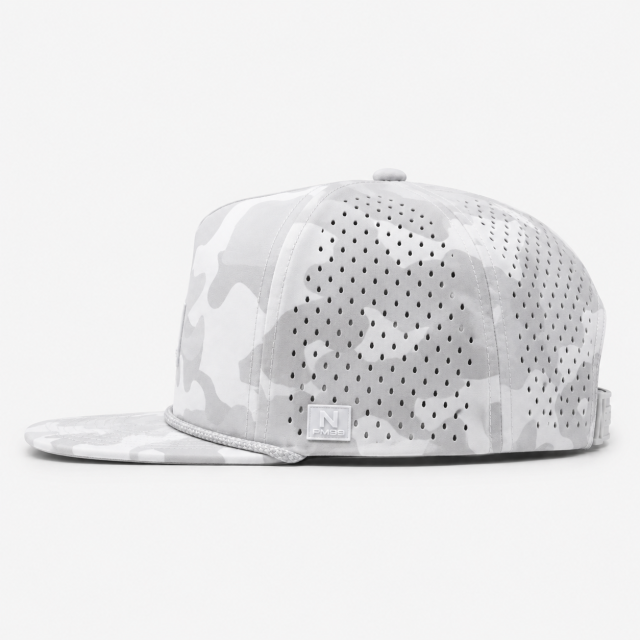 White Camo Golf Rope Hat,www.nearlonggolf.com,White Camo Golf Rope Hat With Tonal Logo Patch