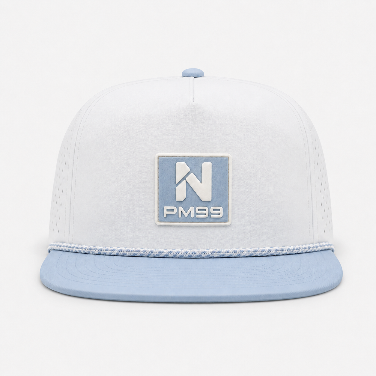 Golf Hat,www.nearlonggolf.com,Olive Green Rope Golf Hat With Leather Patch Logo