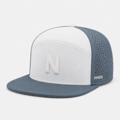 White Grey 5 Panel Golf Cap,www.nearlonggolf.com,White Grey 5 Panel Golf Cap