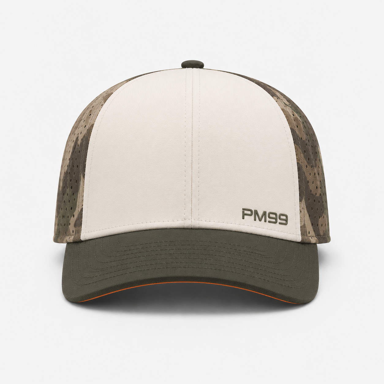 Golf Snapback Ha,www.nearlonggolf.com,White Camo Golf Hat | Breathable Custom Performance Cap