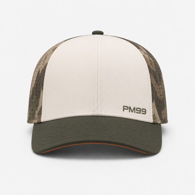 Golf Snapback Ha,www.nearlonggolf.com,White Camo Golf Hat | Breathable Custom Performance Cap