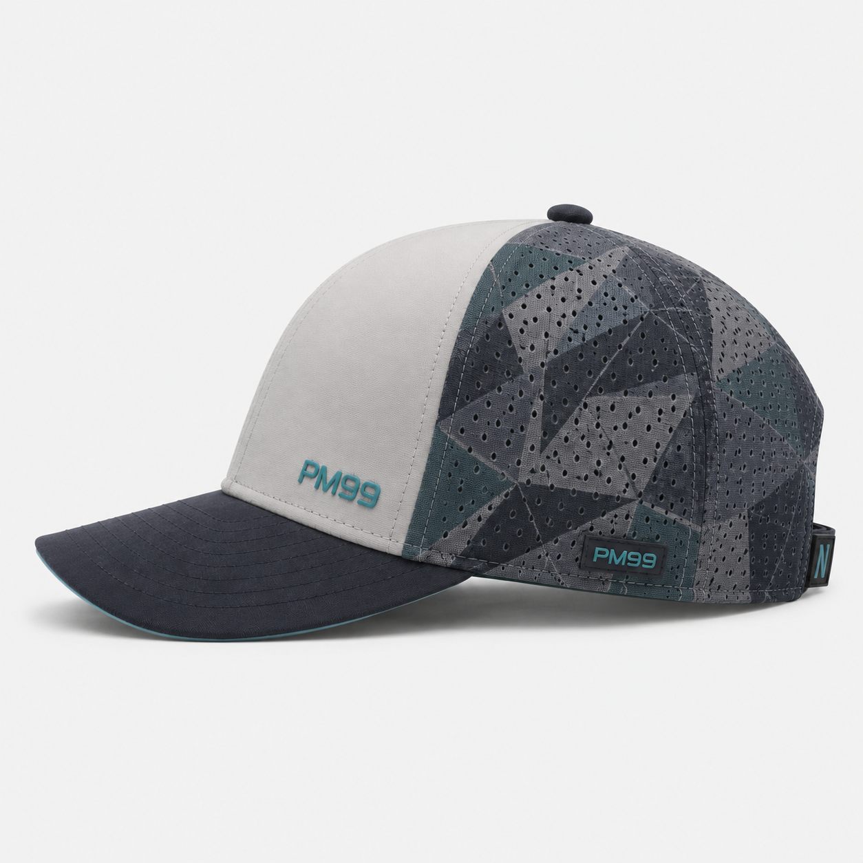 White Navy Camo Golf Hat,www.nearlonggolf.com,White Navy Camo Golf Hat