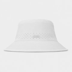White Vented Golf Bucket Hat,www.nearlonggolf.com,White Golf Bucket Hat | Vented Wide Brim Sun Hat