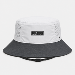 White Grey Golf Bucket Hat,www.nearlonggolf.com,White Grey Golf Bucket Hat