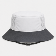 White Grey Golf Bucket Hat,www.nearlonggolf.com,White Grey Golf Bucket Hat