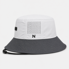 White Grey Golf Bucket Hat,www.nearlonggolf.com,White Grey Golf Bucket Hat
