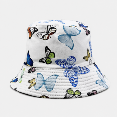 Butterfly Print Golf Bucket Hat,www.nearlonggolf.com,Butterfly Print Golf Bucket Hat | Women's Sun Hat