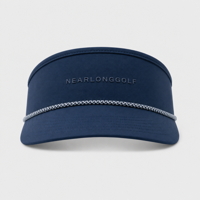 Navy Rope Golf Visor,www.nearlonggolf.com,Navy Rope Golf Visor | Custom Sun Visor Hat