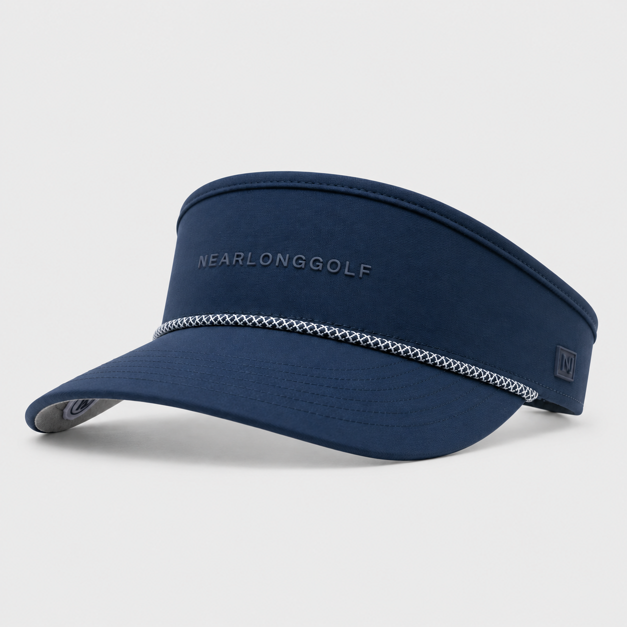 Navy Rope Golf Visor,www.nearlonggolf.com,Navy Rope Golf Visor | Custom Sun Visor Hat