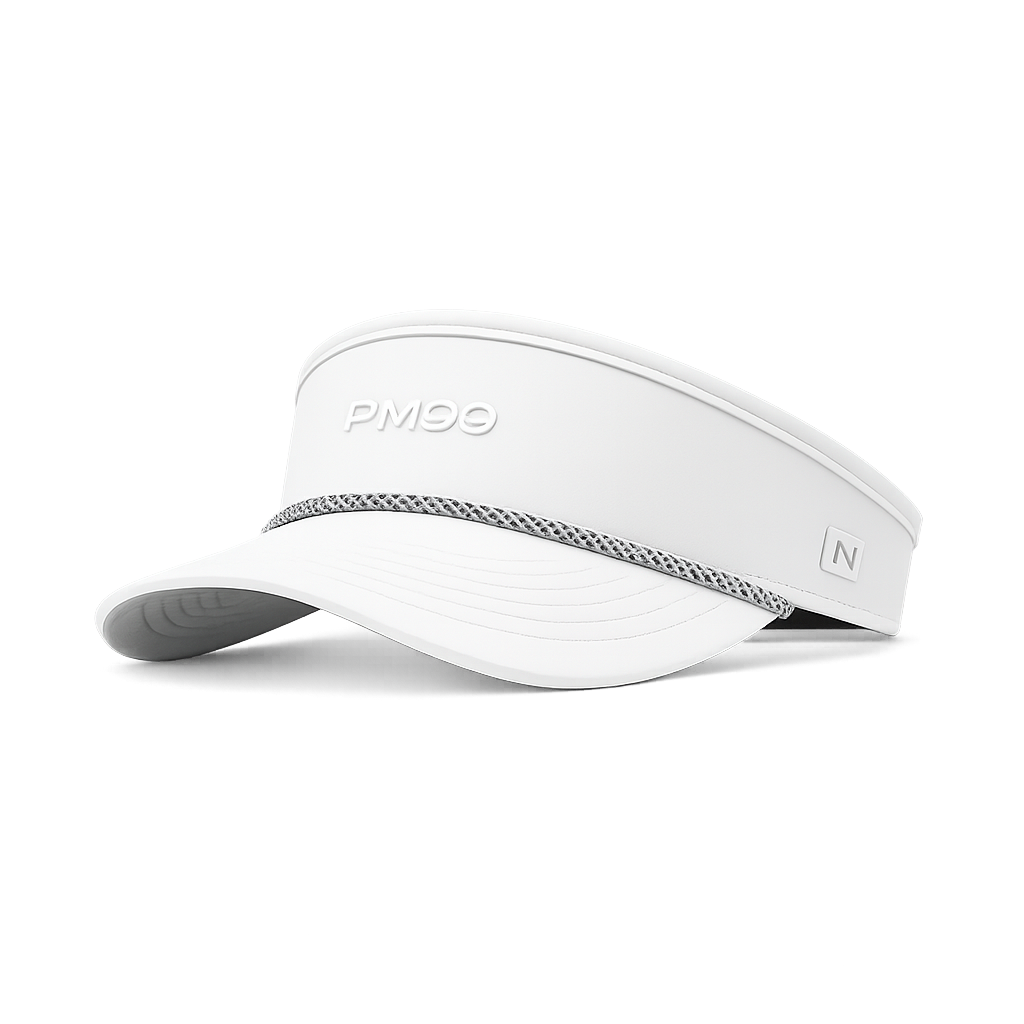 White Braided Rope Golf Visor,www.nearlonggolf.com,White Braided Rope Golf Visor | Custom Sun Visor Hat