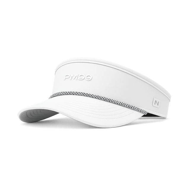 White Braided Rope Golf Visor,www.nearlonggolf.com,White Braided Rope Golf Visor | Custom Sun Visor Hat