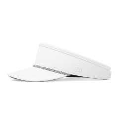 White Braided Rope Golf Visor,www.nearlonggolf.com,White Braided Rope Golf Visor | Custom Sun Visor Hat