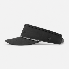 Black Performance Golf Visor,www.nearlonggolf.com,Black Performance Golf Visor | Rope Sun Visor Cap