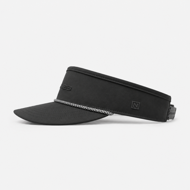Black Performance Golf Visor,www.nearlonggolf.com,Black Performance Golf Visor | Rope Sun Visor Cap
