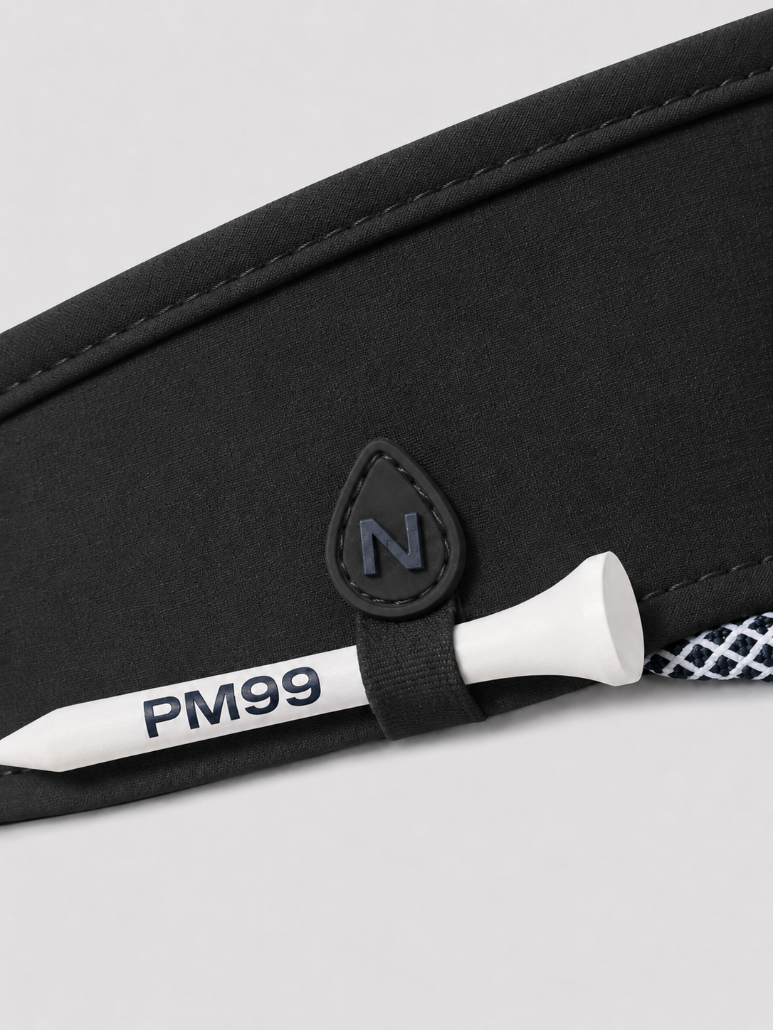 Black Performance Golf Visor,www.nearlonggolf.com,Black Performance Golf Visor | Rope Sun Visor Cap