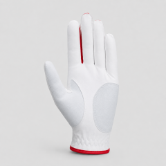 White Red Junior Golf Glove,www.nearlonggolf.com,Junior Golf Glove for Kids | White Red Youth Golf Gloves
