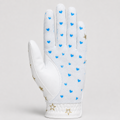 Junior Golf Glove for Girls,www.nearlonggolf.com,Junior Golf Glove for Girls | Blue White Kids Golf Glove