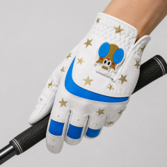 Junior Golf Glove for Girls,www.nearlonggolf.com,Junior Golf Glove for Girls | Blue White Kids Golf Glove