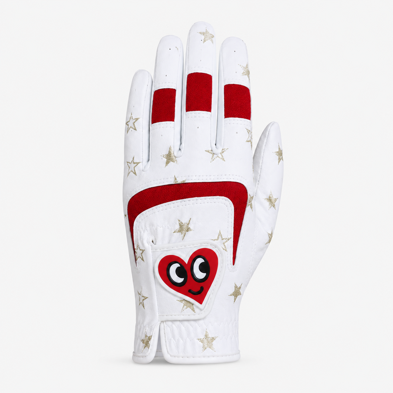 Girls Heart Print Junior Golf Glove,www.nearlonggolf.com,Girls Heart Print Junior Golf Glove | Kids Youth Golf Gloves