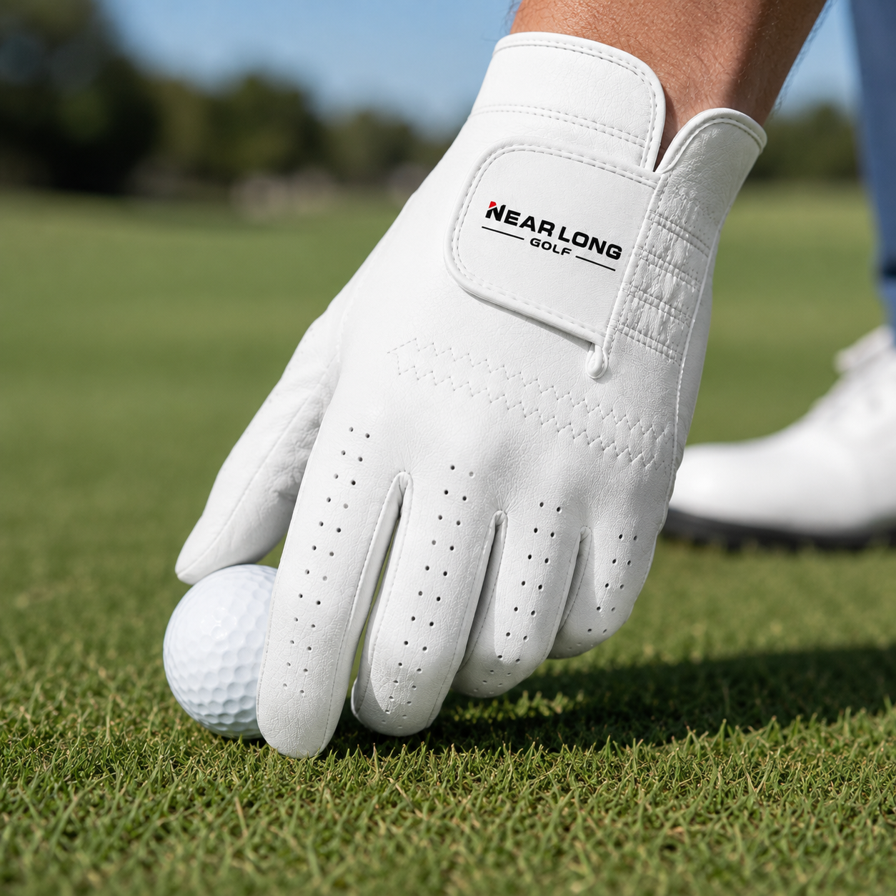 メンズ通気性ゴルフグローブ、www.nearlonggolf.com、メンズ通気性ゴルフグローブ | メンズ用ホワイトゴルフグローブ