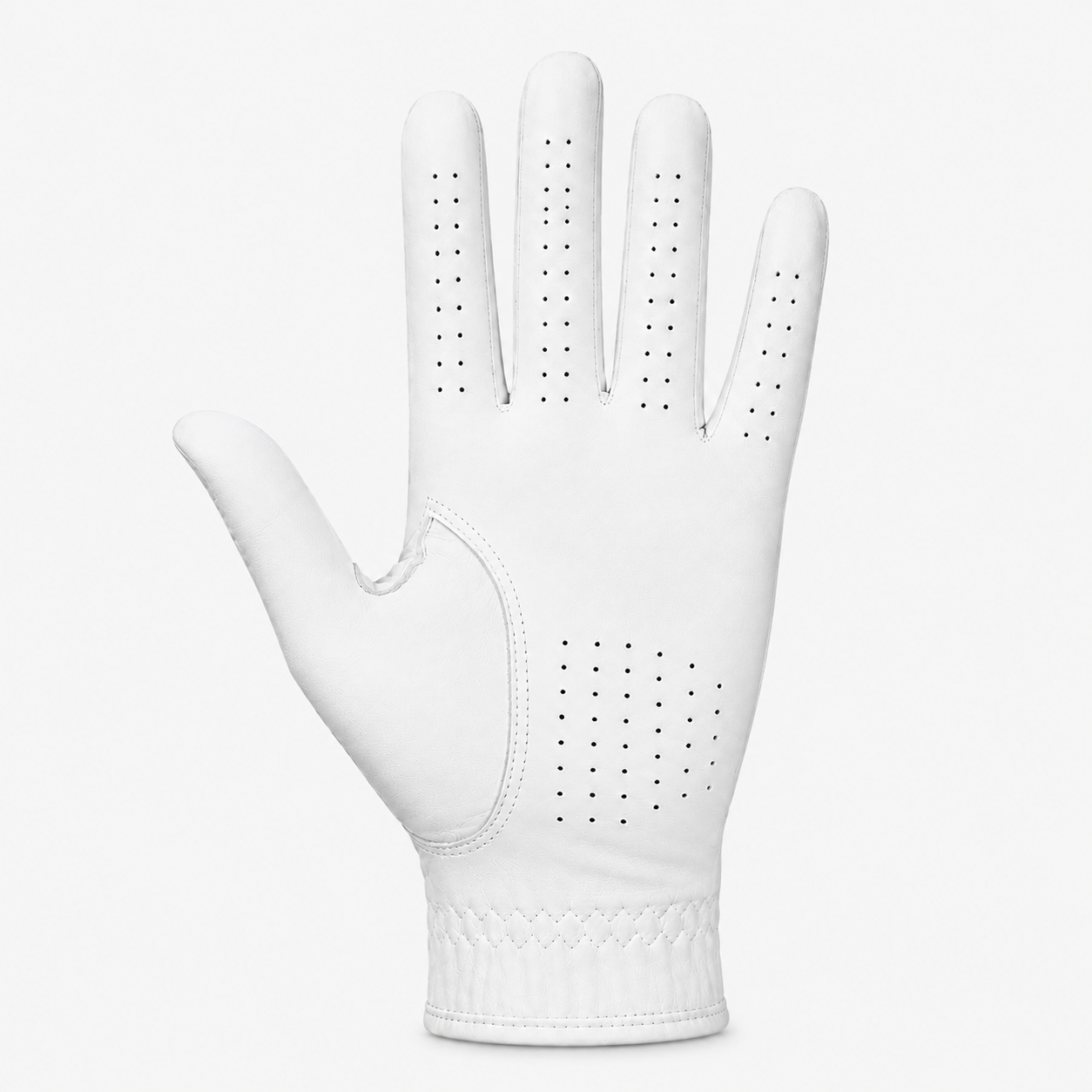White Perforated Golf Glove,www.nearlonggolf.com,White Perforated Golf Glove | Breathable Custom Golf Gloves