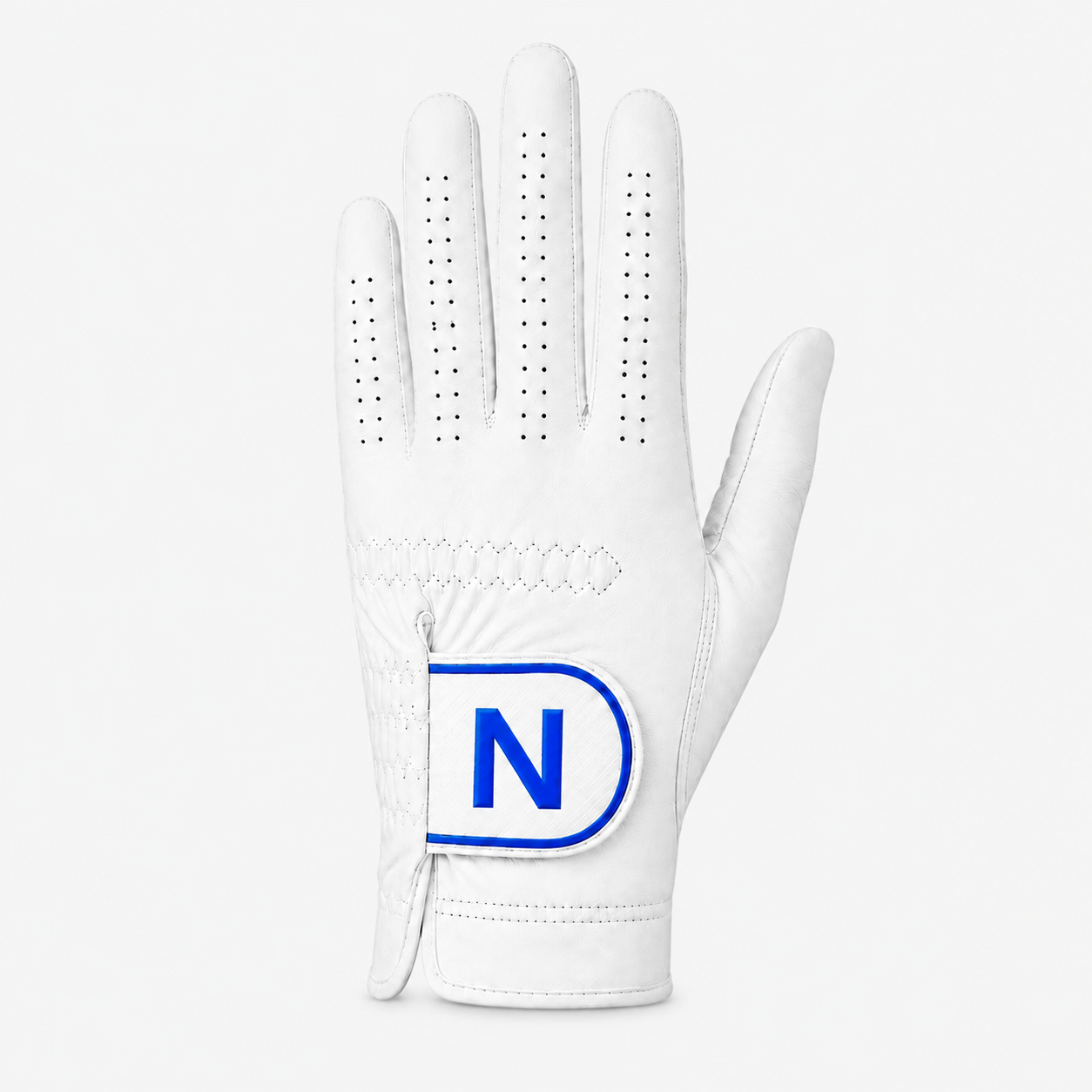 White Perforated Golf Glove,www.nearlonggolf.com,White Perforated Golf Glove | Breathable Custom Golf Gloves