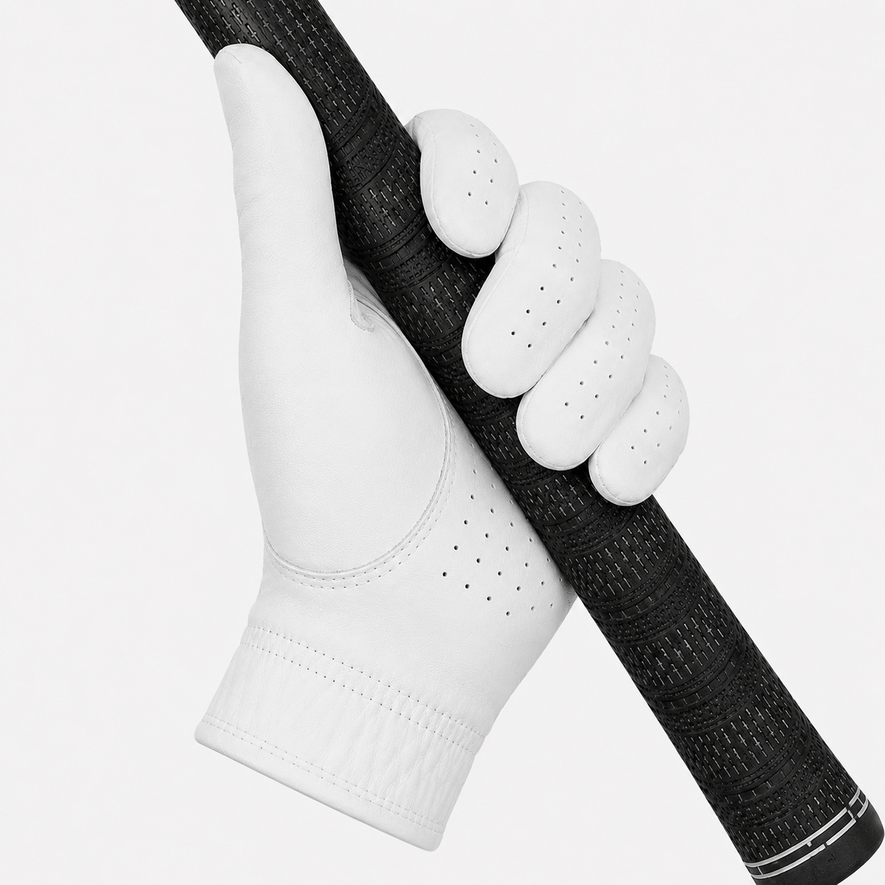 White Perforated Golf Glove,www.nearlonggolf.com,White Perforated Golf Glove | Breathable Custom Golf Gloves