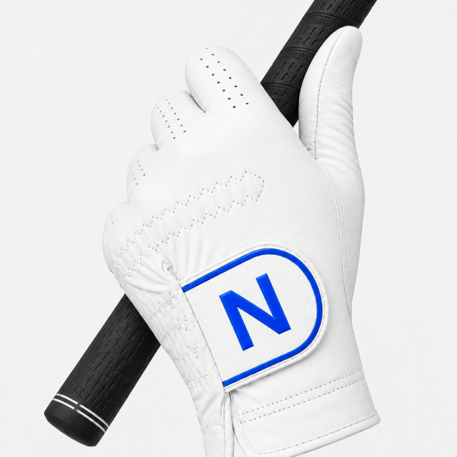 White Perforated Golf Glove,www.nearlonggolf.com,White Perforated Golf Glove | Breathable Custom Golf Gloves
