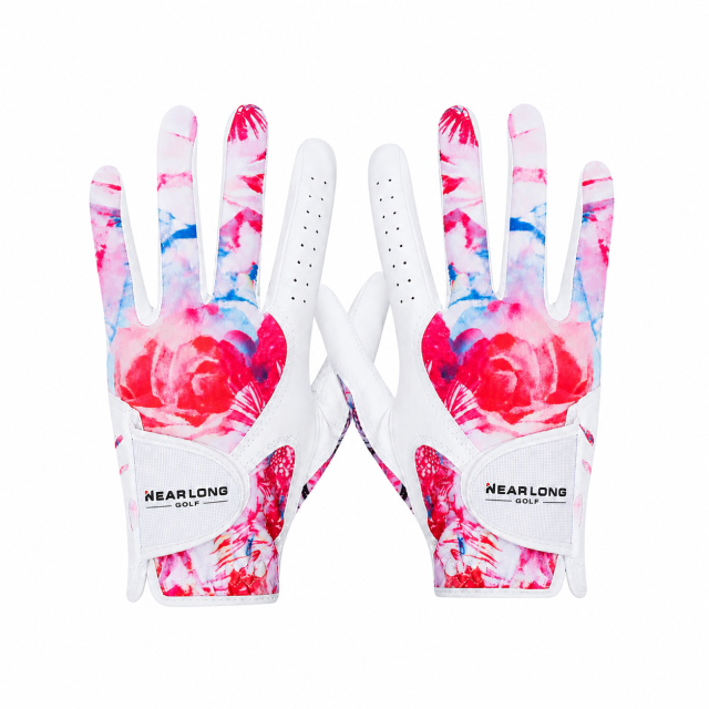 Women's Floral Print Golf Glove,www.nearlonggolf.com,Women's Floral Print Golf Glove | Custom OEM Golf Gloves