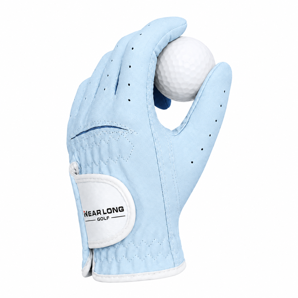 Women's Light Blue Breathable Golf Glove,www.nearlonggolf.com,Women's Light Blue Breathable Golf Glove | Near Long Golf