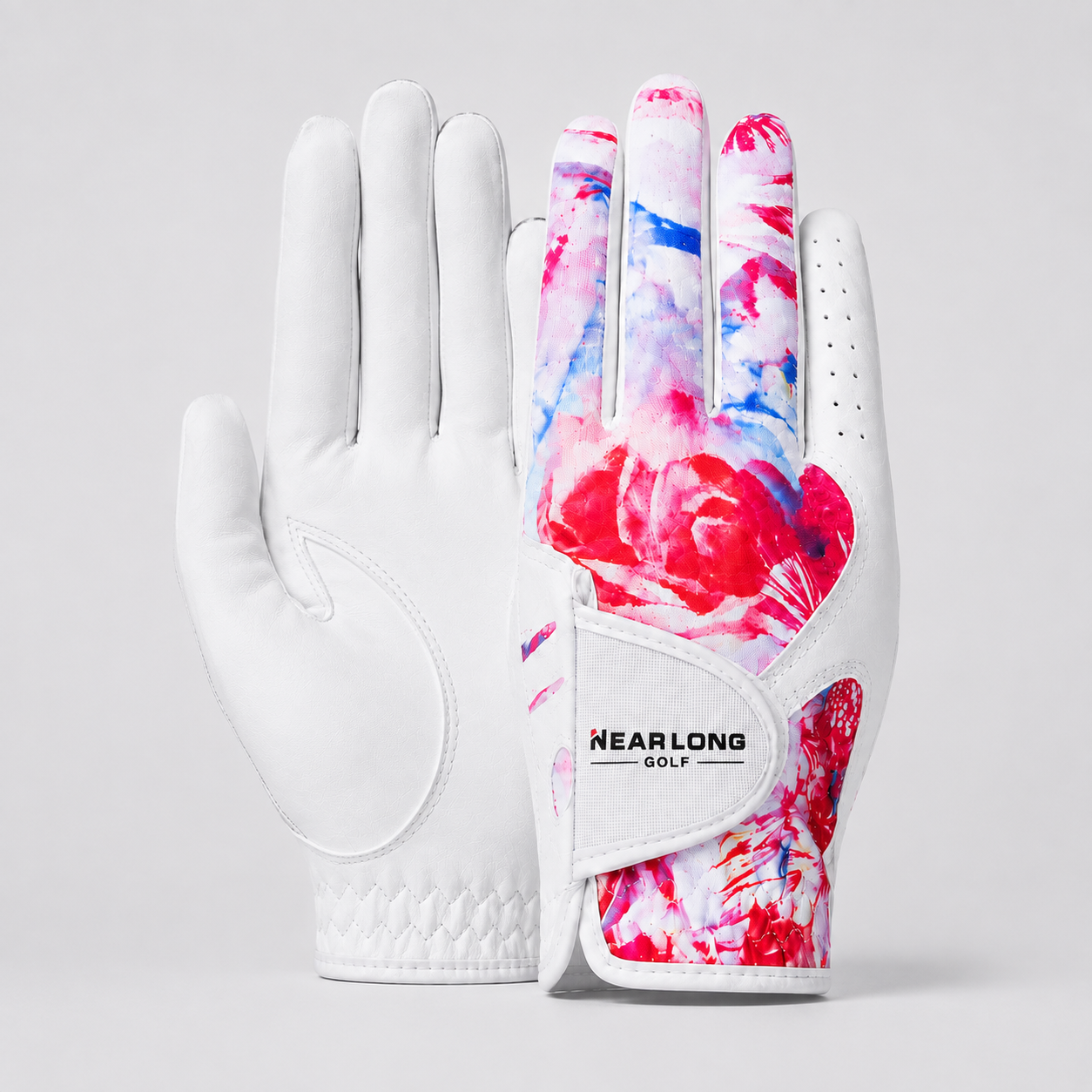Women's Floral Print Golf Glove,www.nearlonggolf.com,Women's Floral Print Golf Glove | Custom OEM Golf Gloves