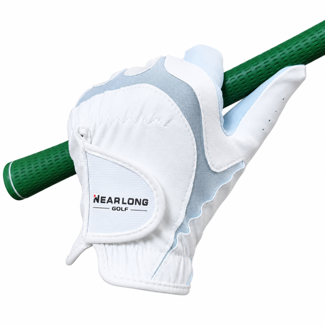 Men's Light Blue Sports Golf Glove,www.nearlonggolf.com,Men's Light Blue Golf Glove | Breathable Custom Golf Gloves