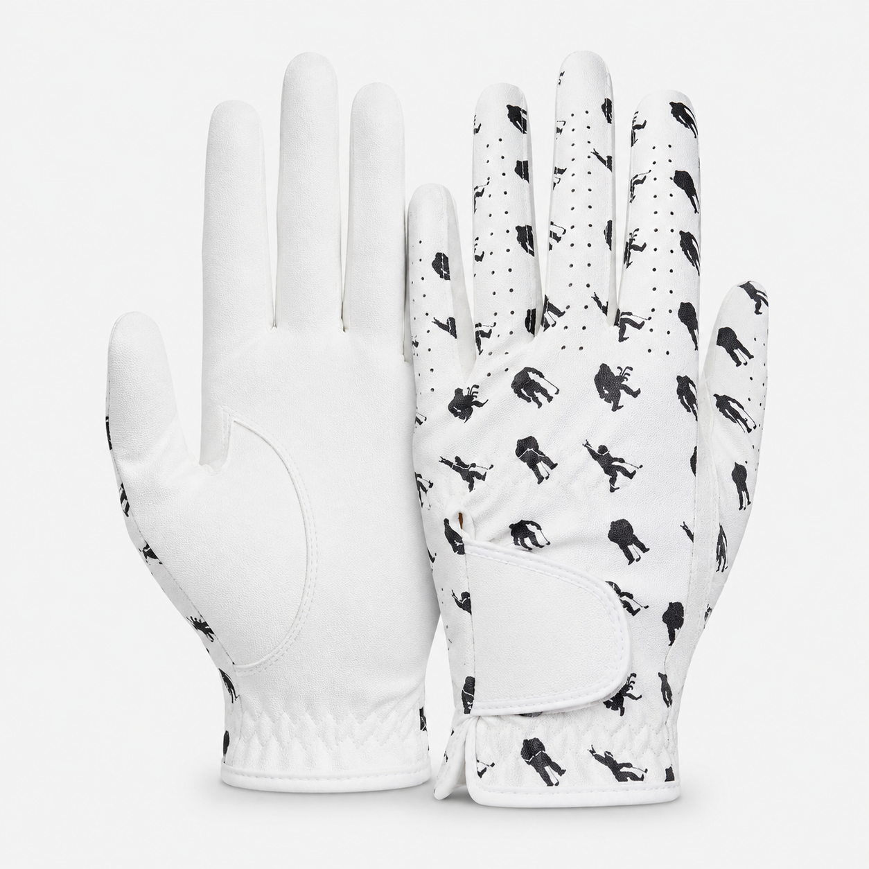 Black Printed Golf Glove,www.nearlonggolf.com,Black Printed Golf Glove | Custom Design | Near Long Golf