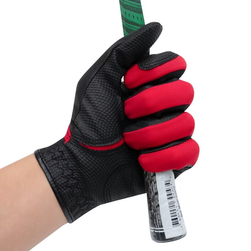 Red Black Performance Golf Glove,www.nearlonggolf.com,Red Black Performance Golf Glove | Custom Logo OEM
