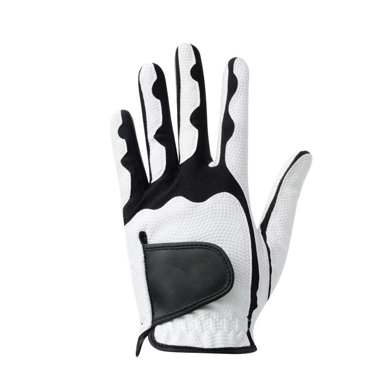 Black White Breathable Golf Glove,www.nearlonggolf.com,Breathable Black White Golf Glove | Custom OEM Supply