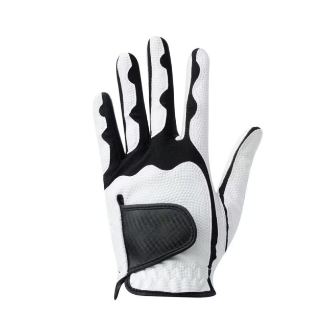 Black White Breathable Golf Glove,www.nearlonggolf.com,Breathable Black White Golf Glove | Custom OEM Supply