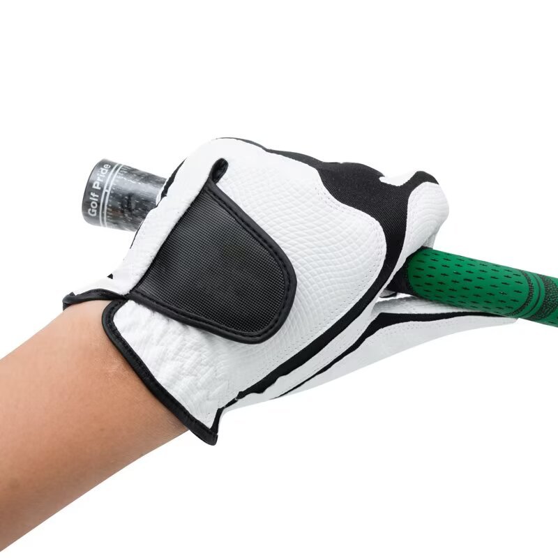 Black White Breathable Golf Glove,www.nearlonggolf.com,Breathable Black White Golf Glove | Custom OEM Supply
