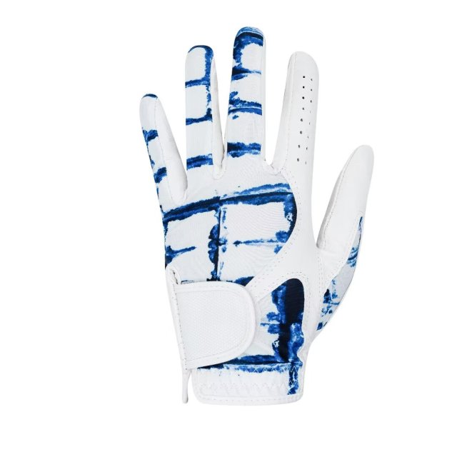 Blue Printed Performance Golf Glove,www.nearlonggolf.com,Blue Printed Golf Glove | Custom OEM | Near Long Golf