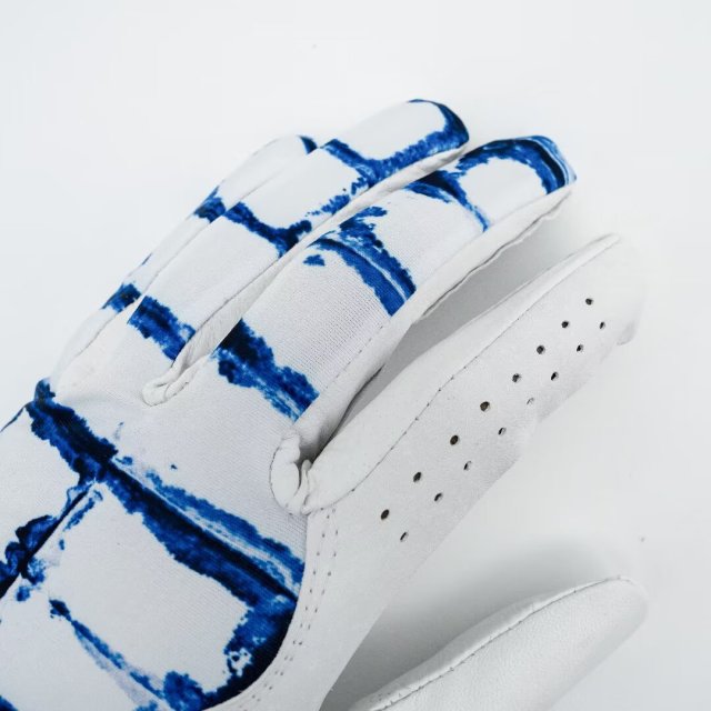 Blue Printed Performance Golf Glove,www.nearlonggolf.com,Blue Printed Golf Glove | Custom OEM | Near Long Golf
