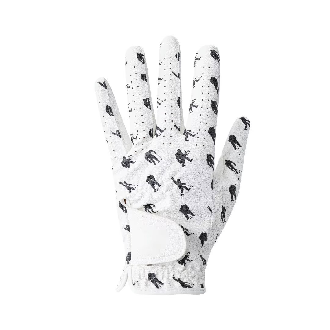 Black Printed Golf Glove,www.nearlonggolf.com,Black Printed Golf Glove | Custom Design | Near Long Golf