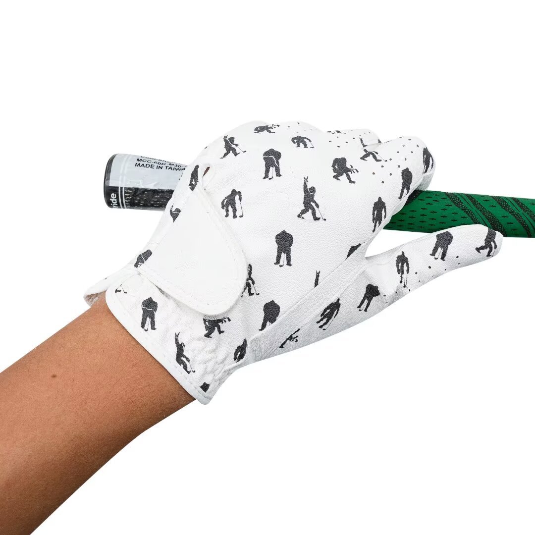 Black Printed Golf Glove,www.nearlonggolf.com,Black Printed Golf Glove | Custom Design | Near Long Golf