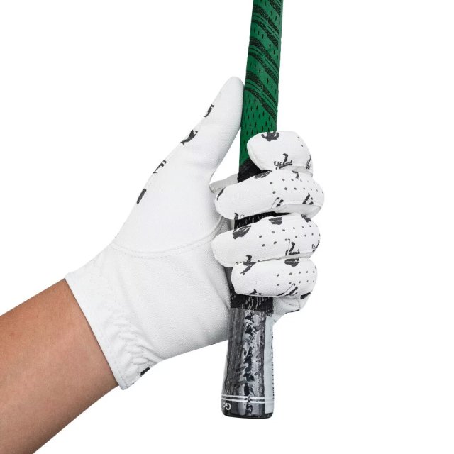 Black Printed Golf Glove,www.nearlonggolf.com,Black Printed Golf Glove | Custom Design | Near Long Golf