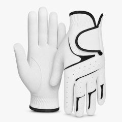 White Black Breathable Full Finger Golf Glove,www.nearlonggolf.com,White Black Breathable Full Finger Golf Glove