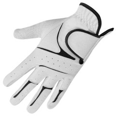 White Black Breathable Full Finger Golf Glove,www.nearlonggolf.com,White Black Breathable Full Finger Golf Glove