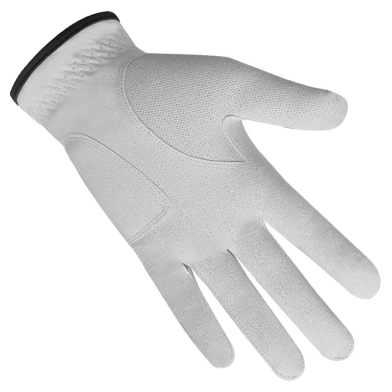 White Black Breathable Full Finger Golf Glove,www.nearlonggolf.com,White Black Breathable Full Finger Golf Glove